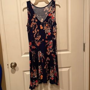 Ana fit and flare tank dress